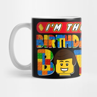 Im The Birthday Boy Building Brick Family Matching Mug